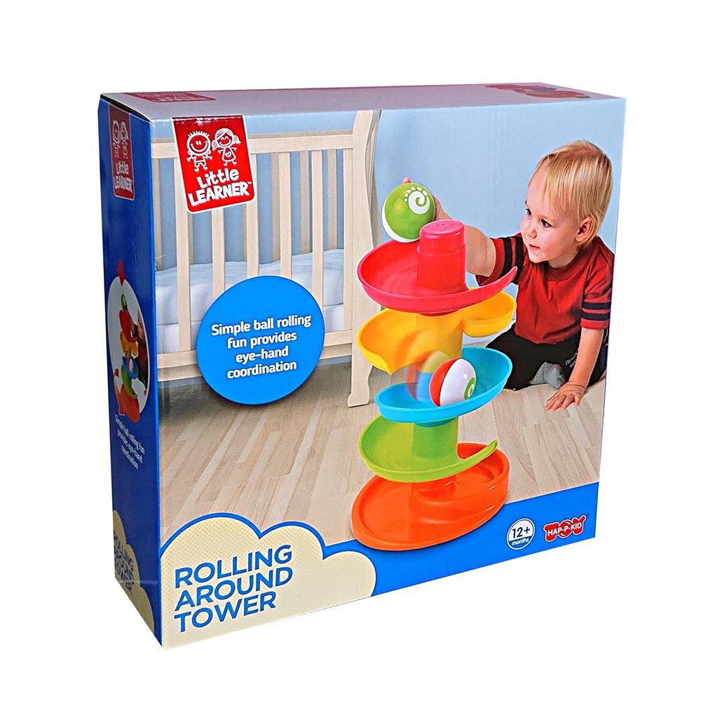 Happy Kids - Little Learner Rolling Around Ball Tower Toy