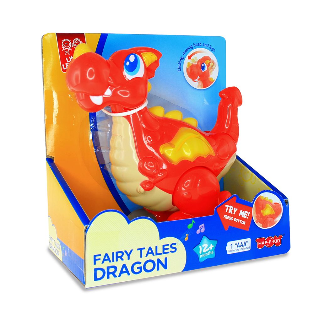 Happy Kids - Little Learner Fairy Tales Dragon Light And Sound Toy