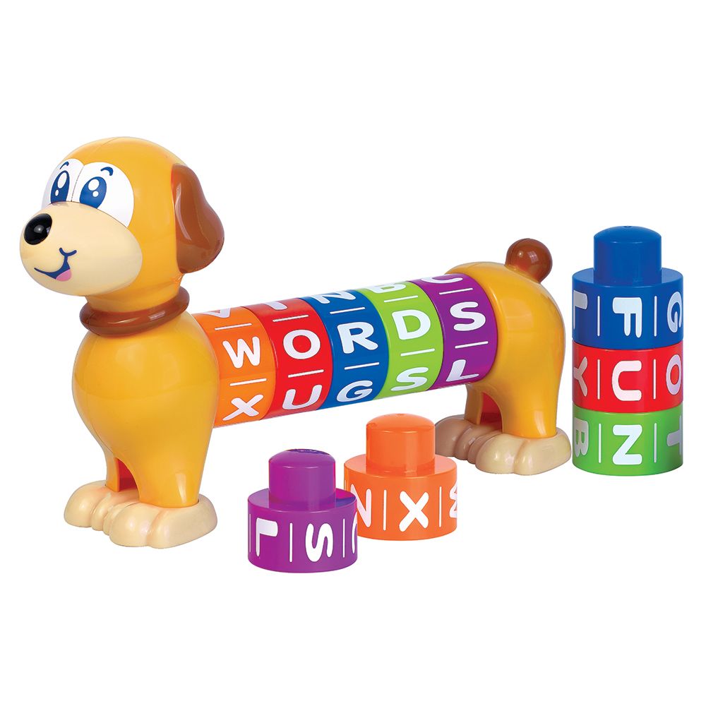 Happy Kids - Little Learner Puppy Learning Blocks Set - 10pcs