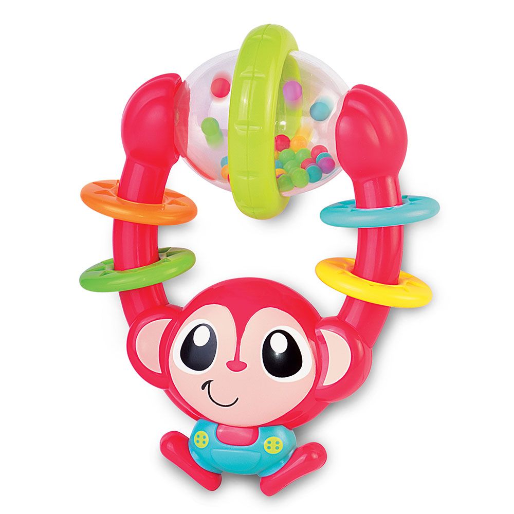 Happy Kids - My First Spin And Rattle Monkey