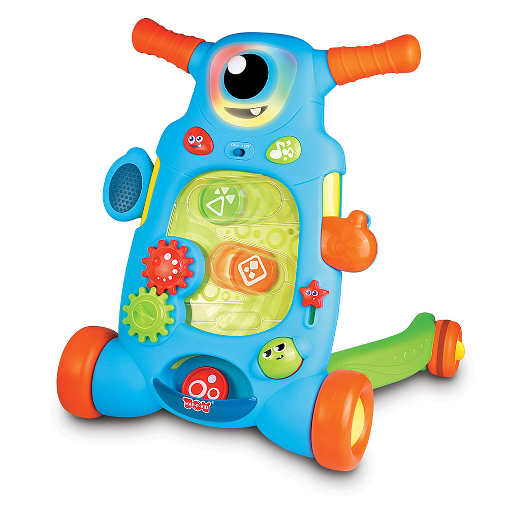 Happy Kids 3 in 1 Little Learner Ride On Walker