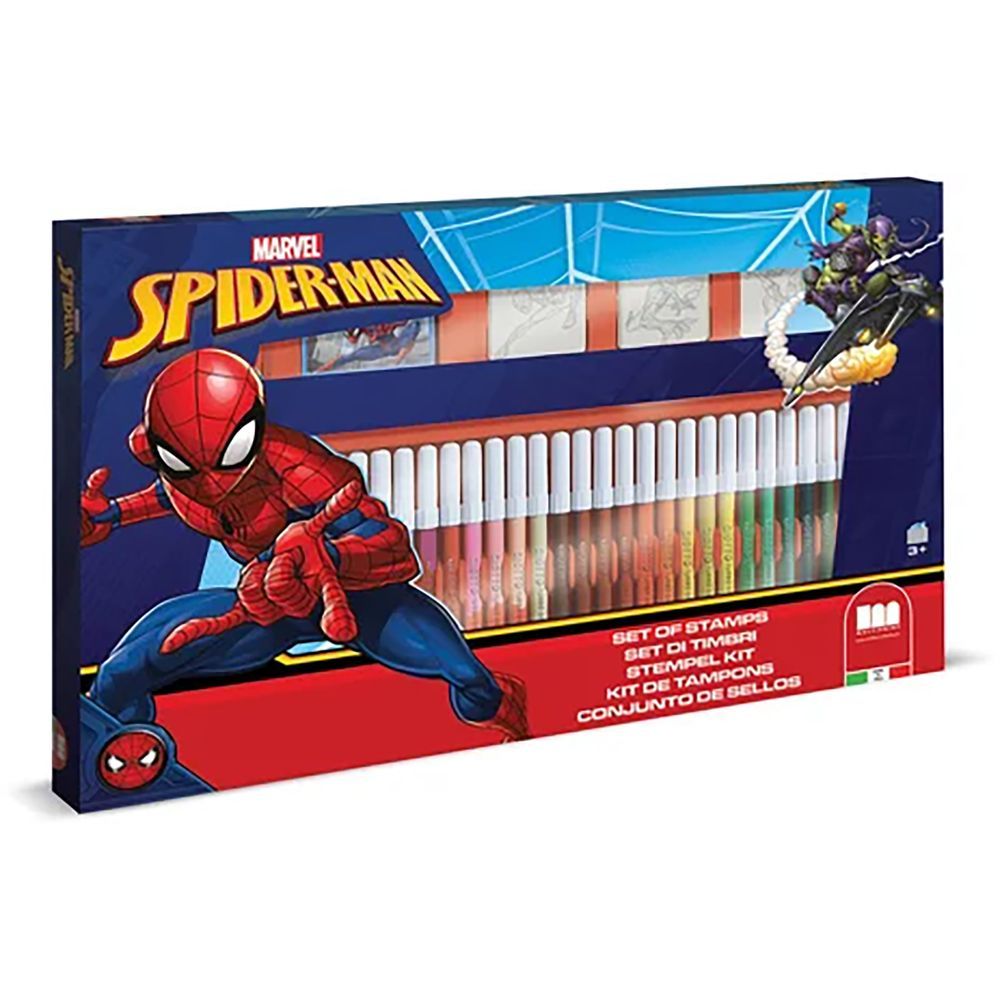 Multiprint - Spiderman Felt Tip Pens Set - 41 Pcs