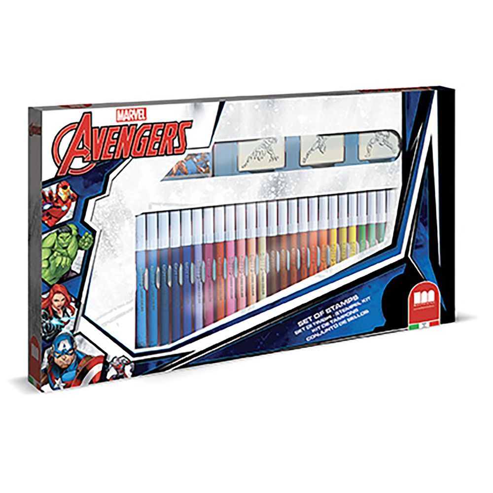 Multiprint - Avengers Felt Tip Pens Set - 41 Pcs