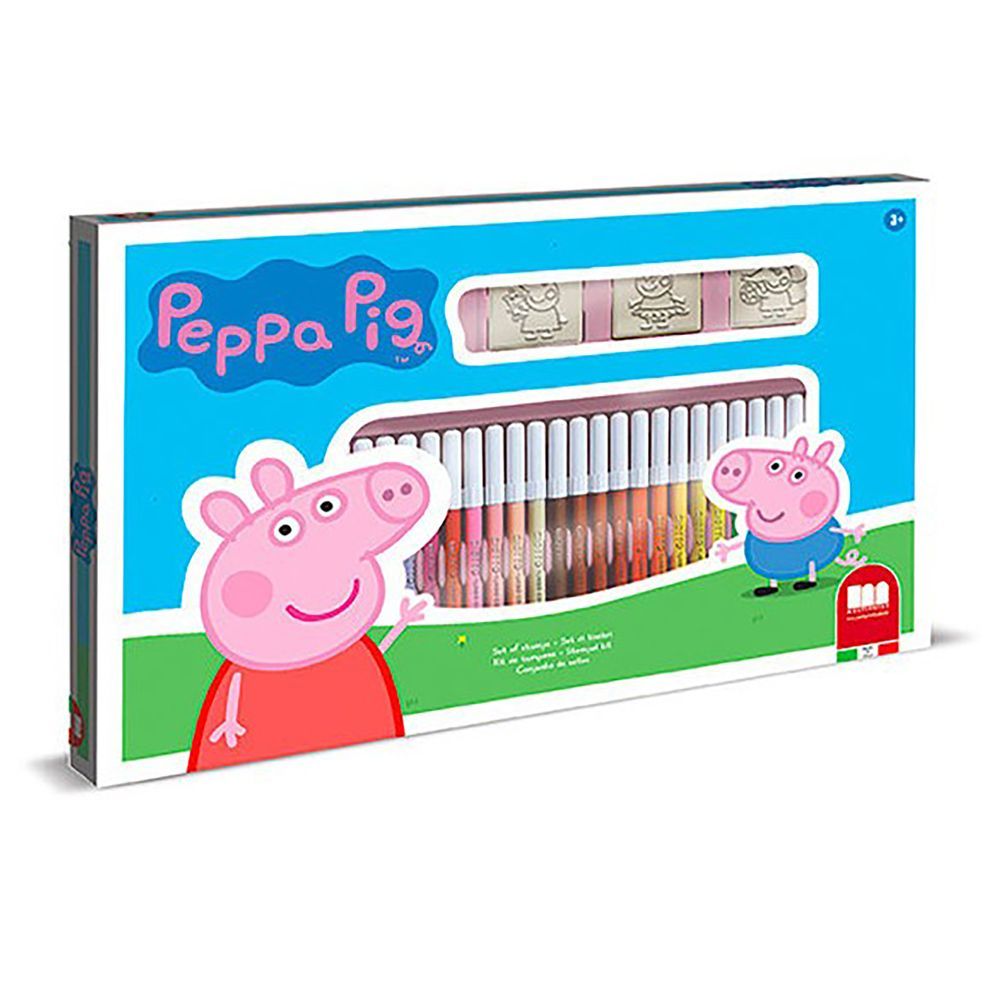 Multiprint - Peppa Pig Felt Tip Pens Set - 41 Pcs