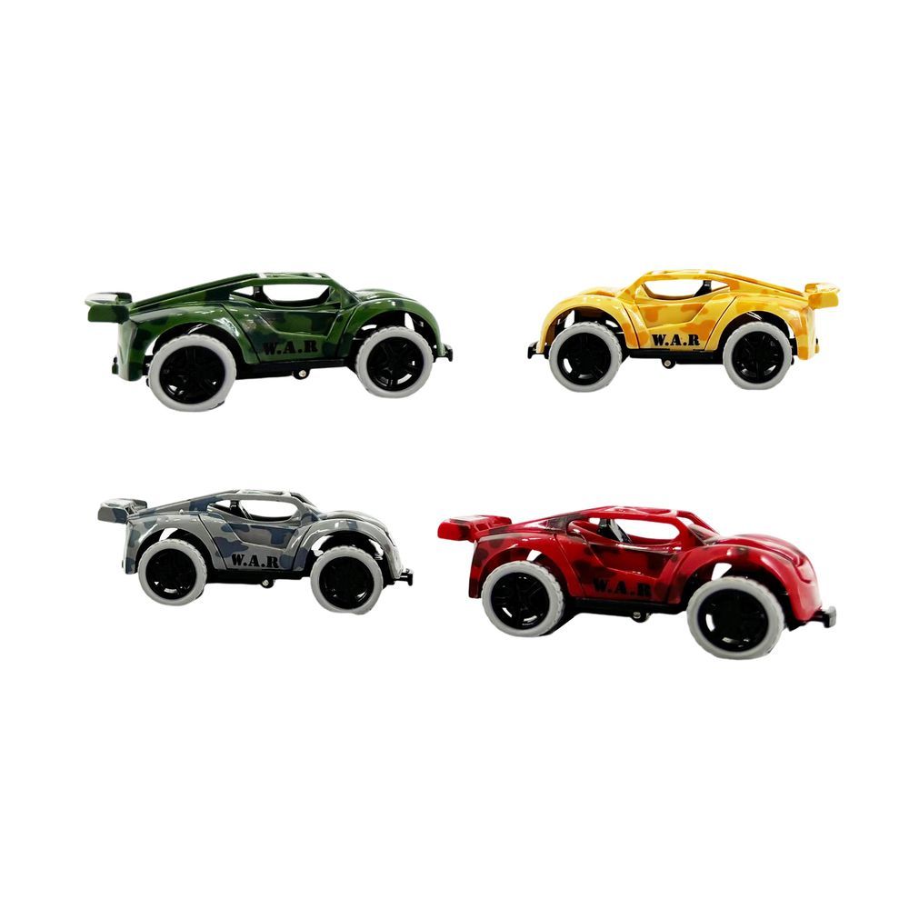 Galaxy Toys - 360° Flip & Pull-Back Action Cars - Pack of 1 - 1pc- Color May Vary