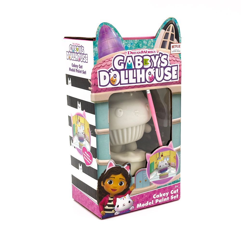 RMS - Gabby'S Dollhouse Cakey Cat Model Paint Set