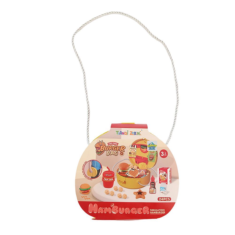 Galaxy Toys - Creative Hamburger Themed Burger Bag Play Set - Yellow