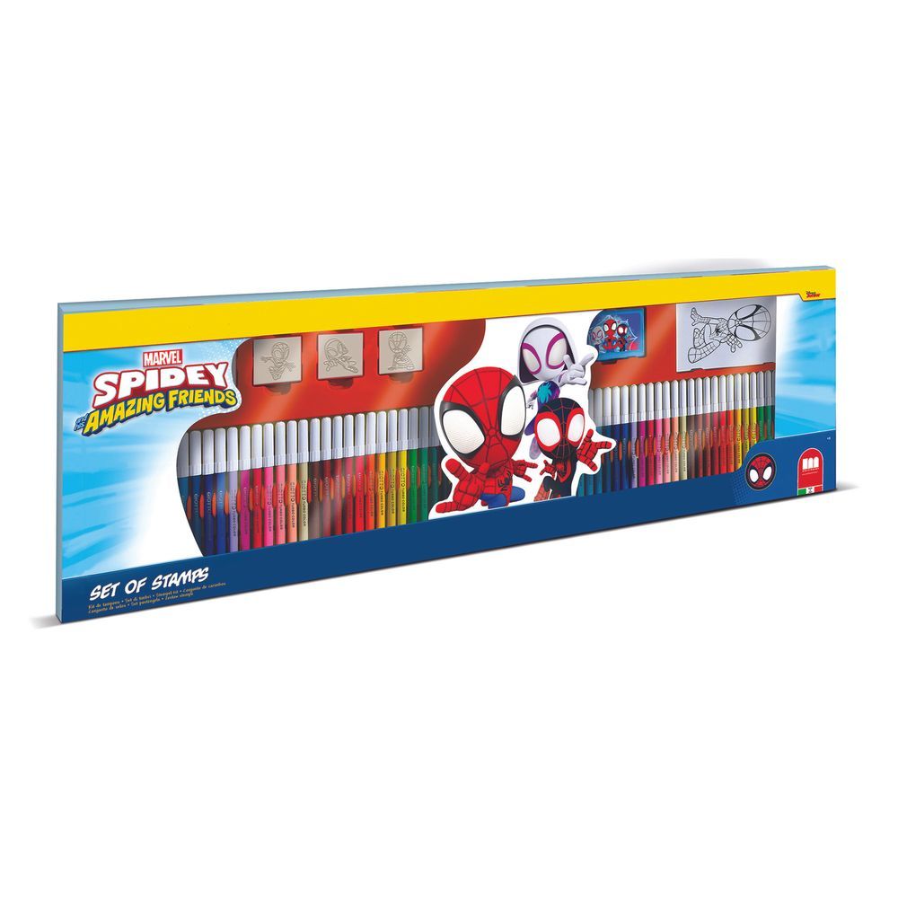 Multiprint - Spidey & His Amazing Friends Felt Tip Pens Art & Craft Set