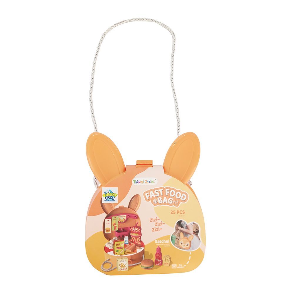 Galaxy Toys - Cooking Accessories Fast Food Bag Play Set - Orange