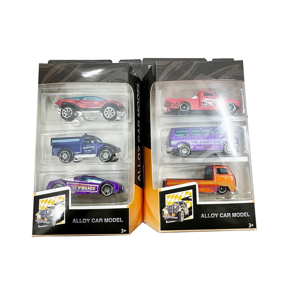 Galaxy Toys - Alloy Car Model Set - Style May Vary - 3 Pcs