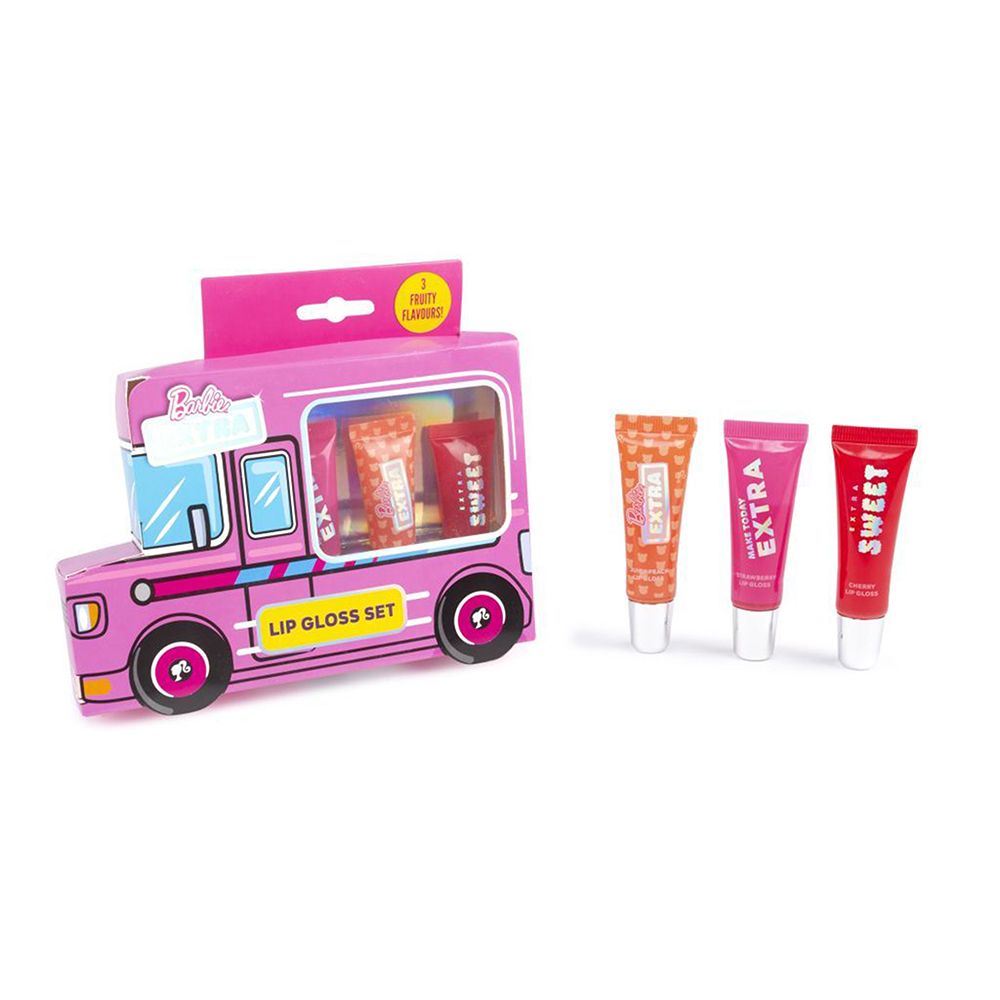 RMS - Extra Fruity Barbie Lip Gloss - Pack Of 3 - Cherry, Strawberry, Peach