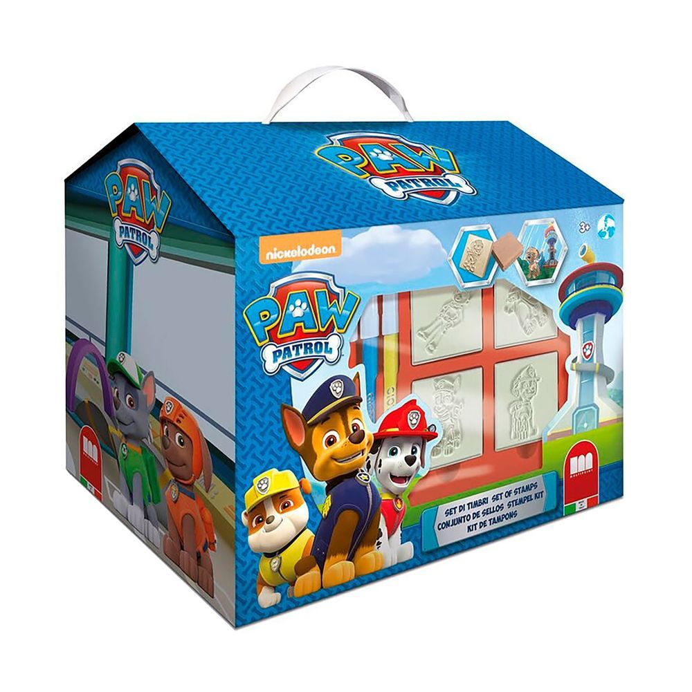 Multiprint - Paw Patrol House Stamping & Coloring Set