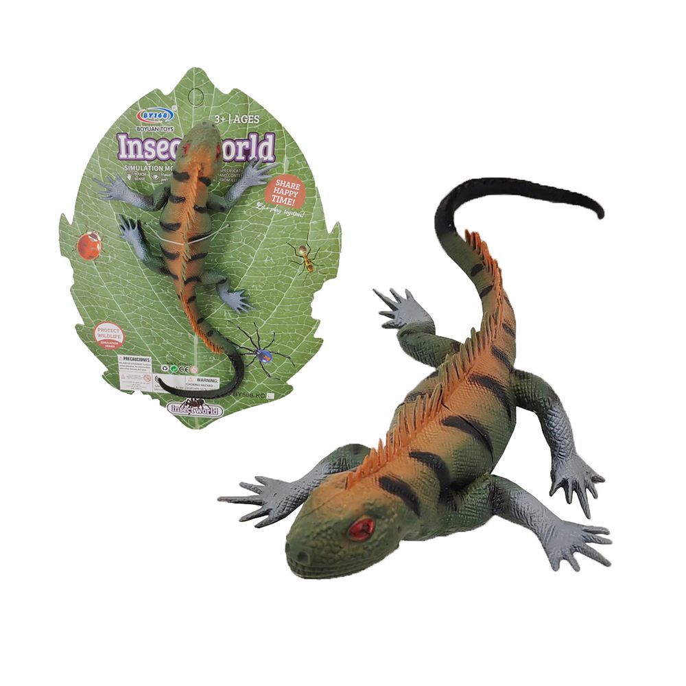 Galaxy Toys - Simulation Series Insect World Frilled Toy Lizard