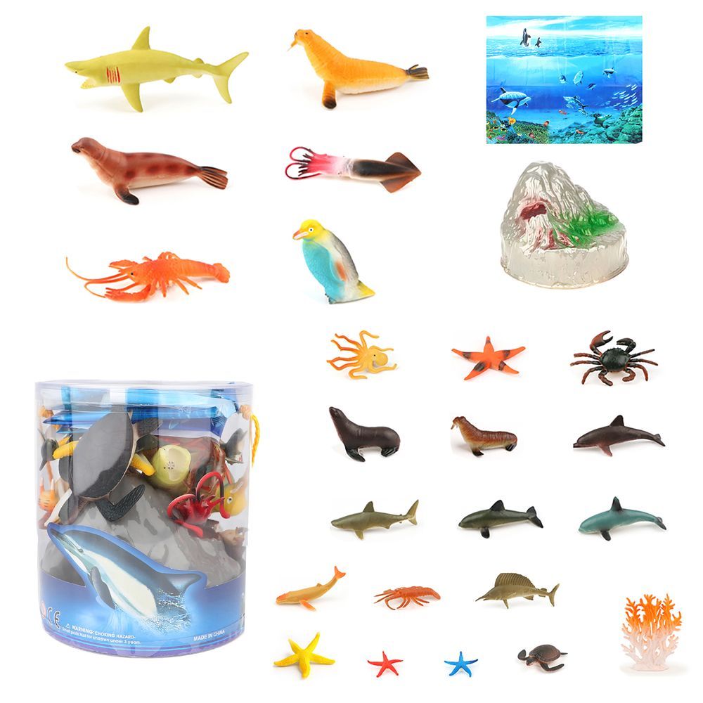 Galaxy Toys - Marine Explorer Ocean Animal Set - 24 Pcs