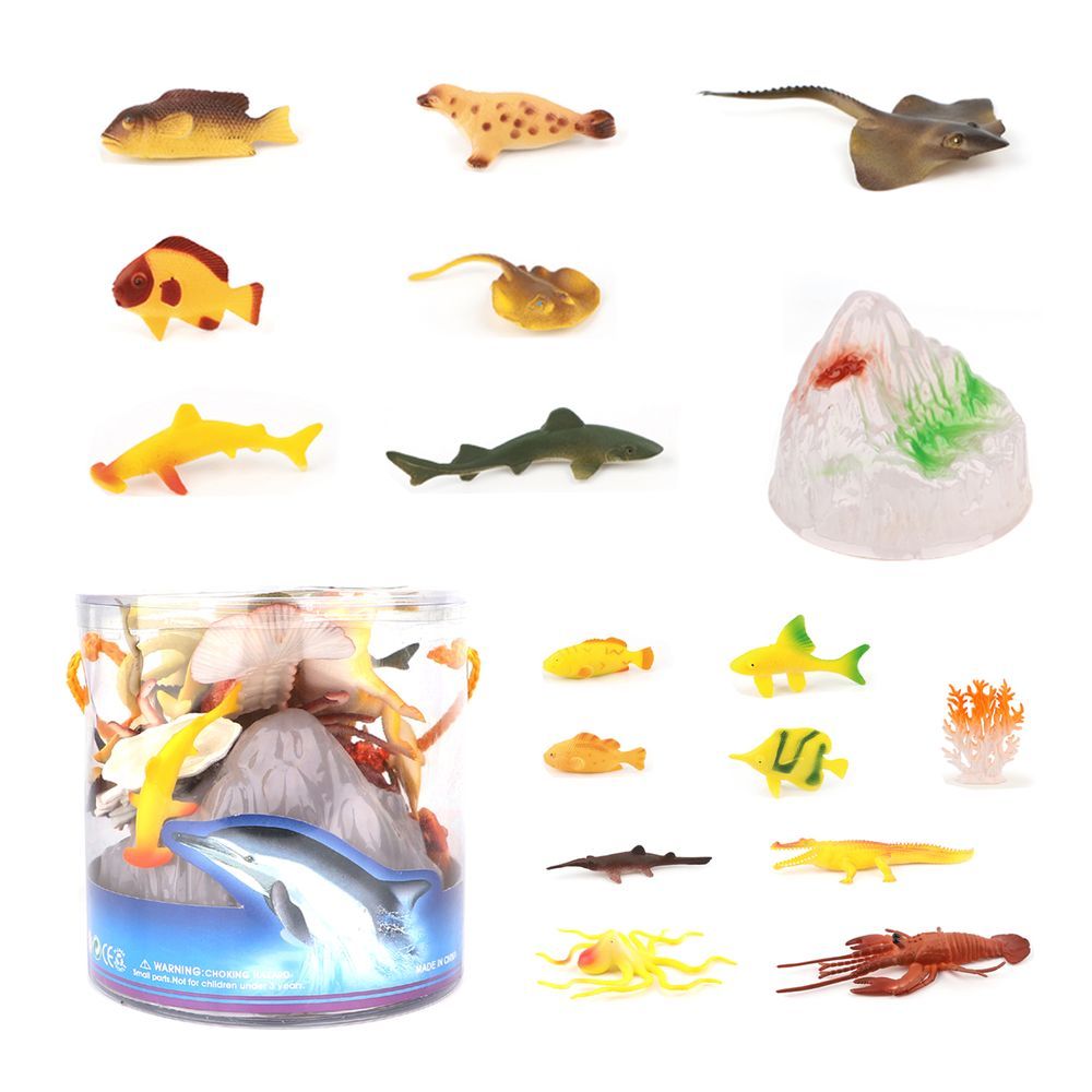 Galaxy Toys - Marine Life Adventure Set - 16 Pcs