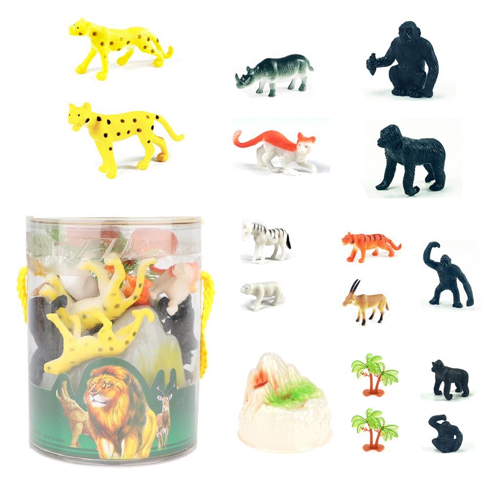 Galaxy Toys - Wild Kingdom Animal Set - 15 Pcs