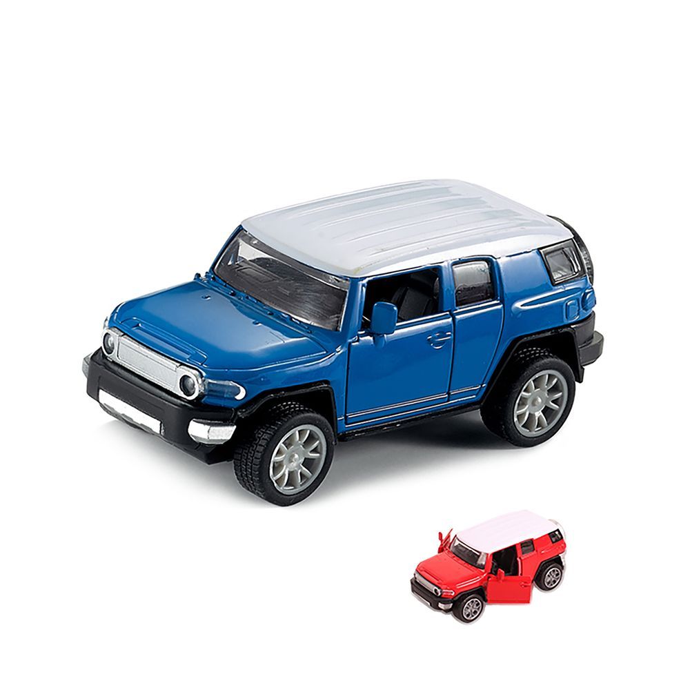 Galaxy Toys - 1/32 Toyota FJ Cruiser Pull Back Die-Cast Car - 10-15 cm - Color May Vary - 1 Pc