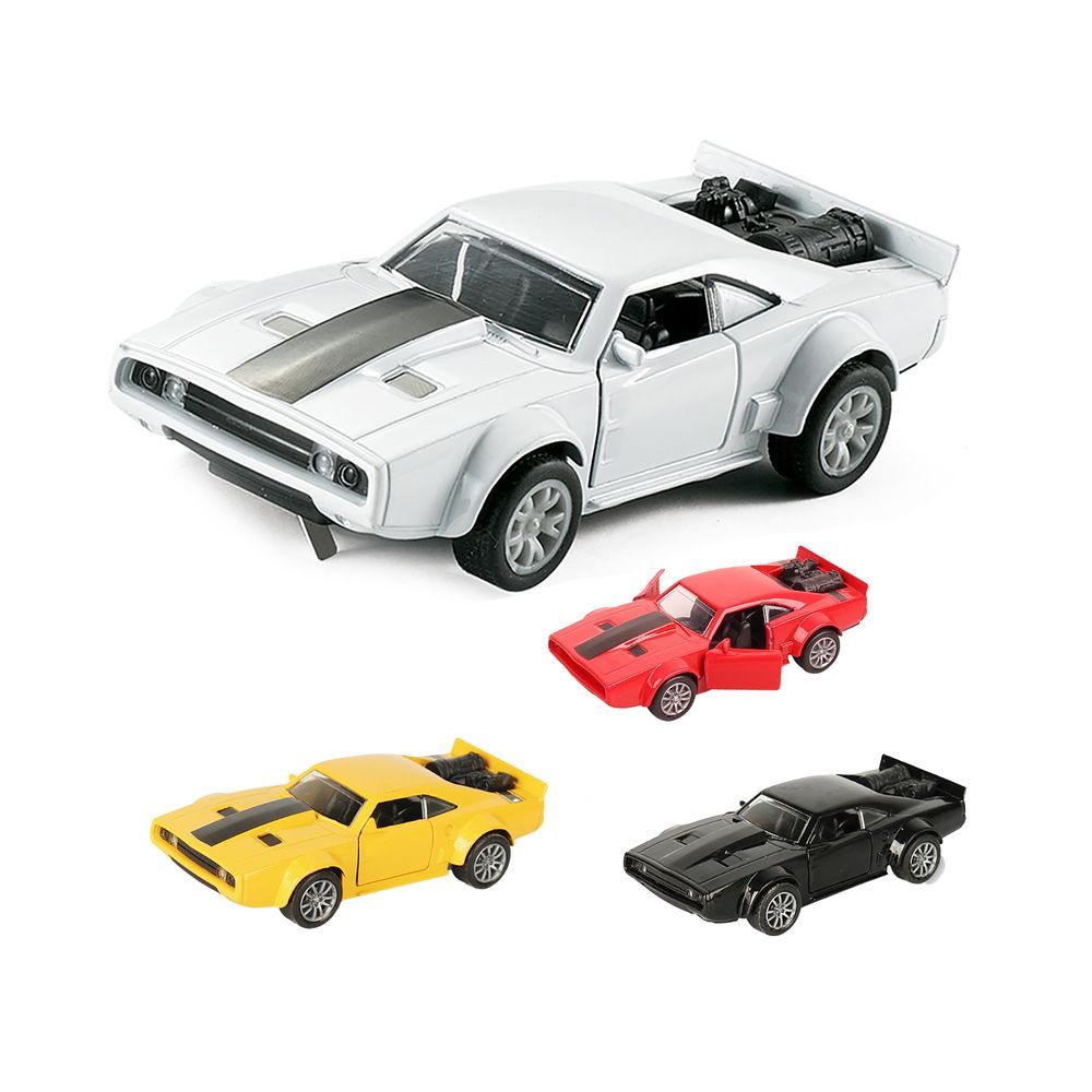 Galaxy Toys - 1/32 Dodge Superbee Pull Back Die-Cast Car - 10-15 cm - Color May Vary - 1 Pc