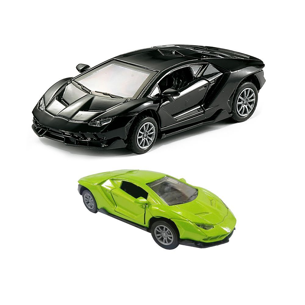 Galaxy Toys - 1/32 Lamborghini Pull Back Die-Cast Car - 10-15 cm - Color May Vary - 1 Pc