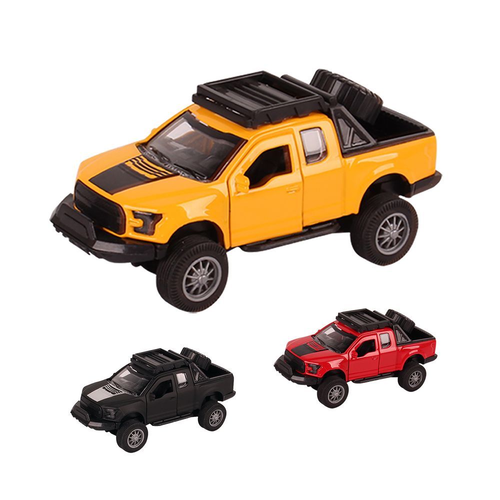 Galaxy Toys - 1/32 Ford F-150 Pull Back Die-Cast Car - 10-15 cm - Color May Vary - 1 Pc