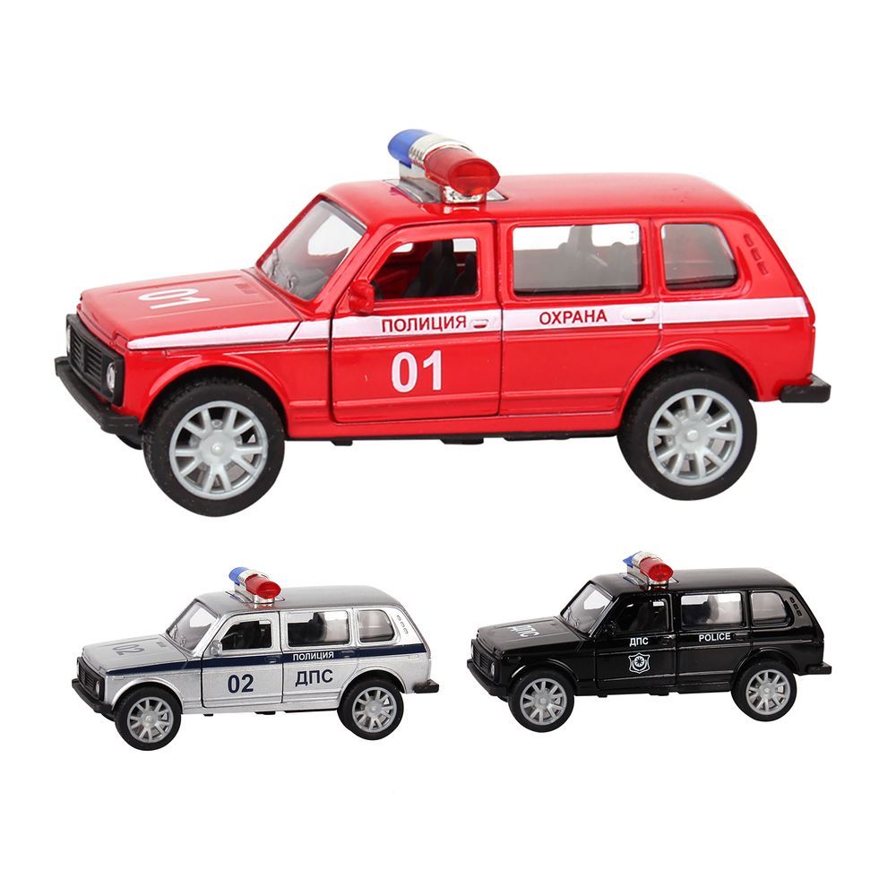 Galaxy Toys - 1/32 Patrol SUV Pull Back Die-Cast Car - 10-15 cm - Color May Vary - 1 Pc