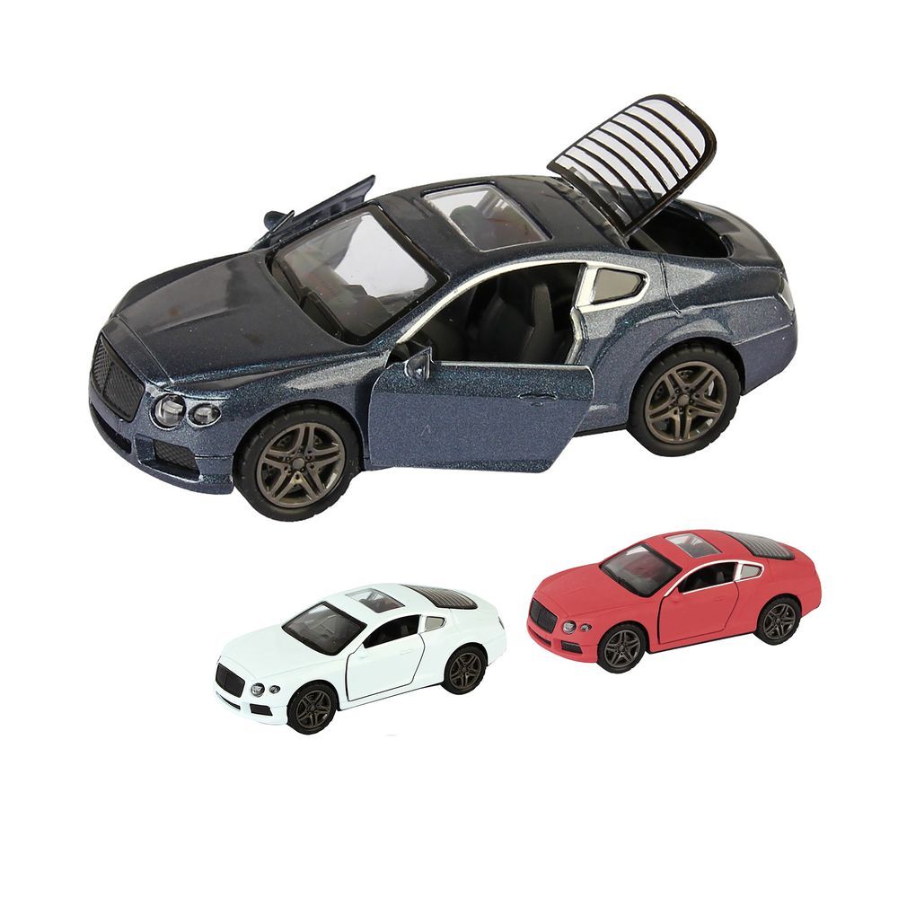 Galaxy Toys - 1/32 Continental Bentley Pull Back Die-Cast Car - 10-15 cm - Color May Vary - 1 Pc