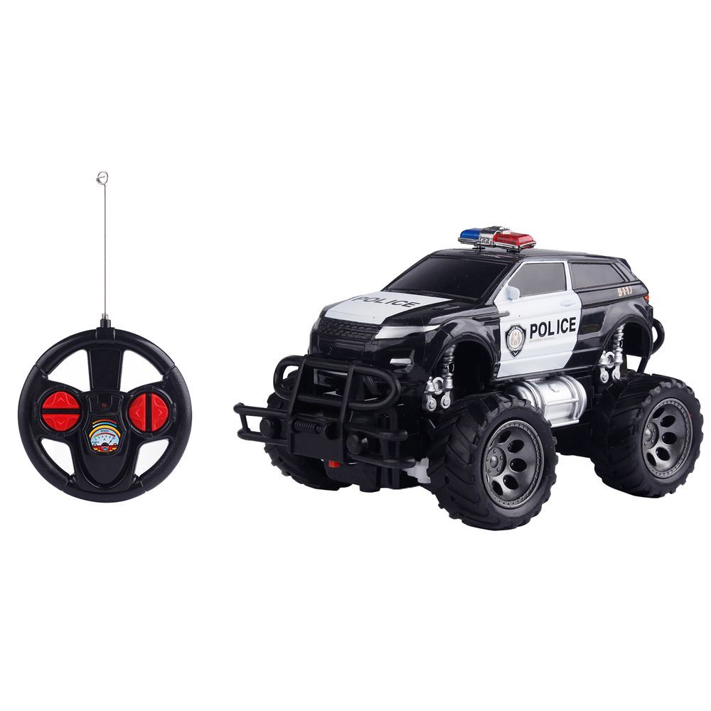 HST - 1/24 Winner Track Remote Control Police Car - Black