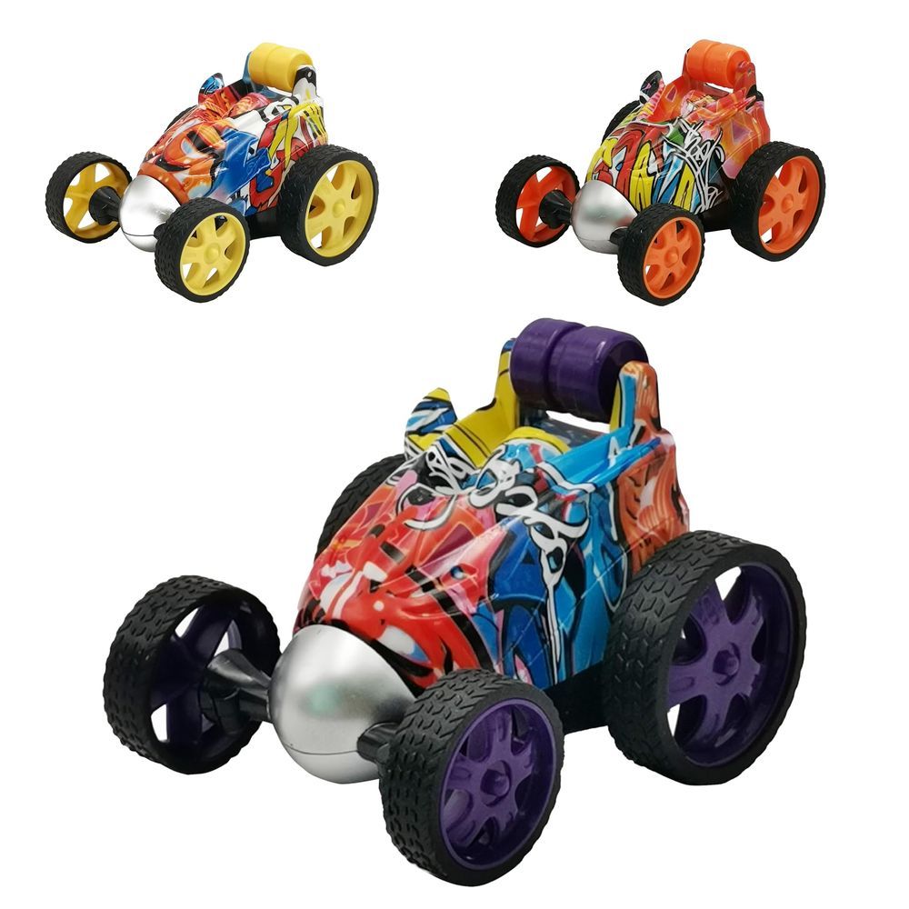 HST - Graffiti Tumbling Stunt Remote Control Car - Color May Vary - 1 Pc