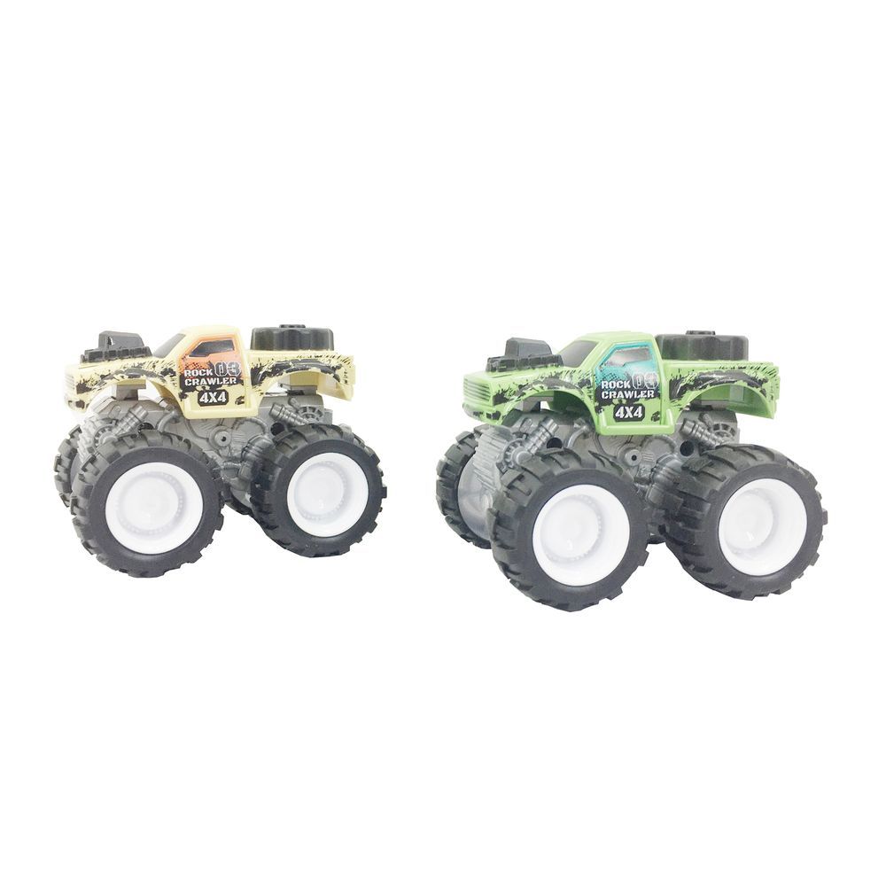 Galaxy Toys - Friction Truck - Green/Yellow - Color May Vary - 1 Pc