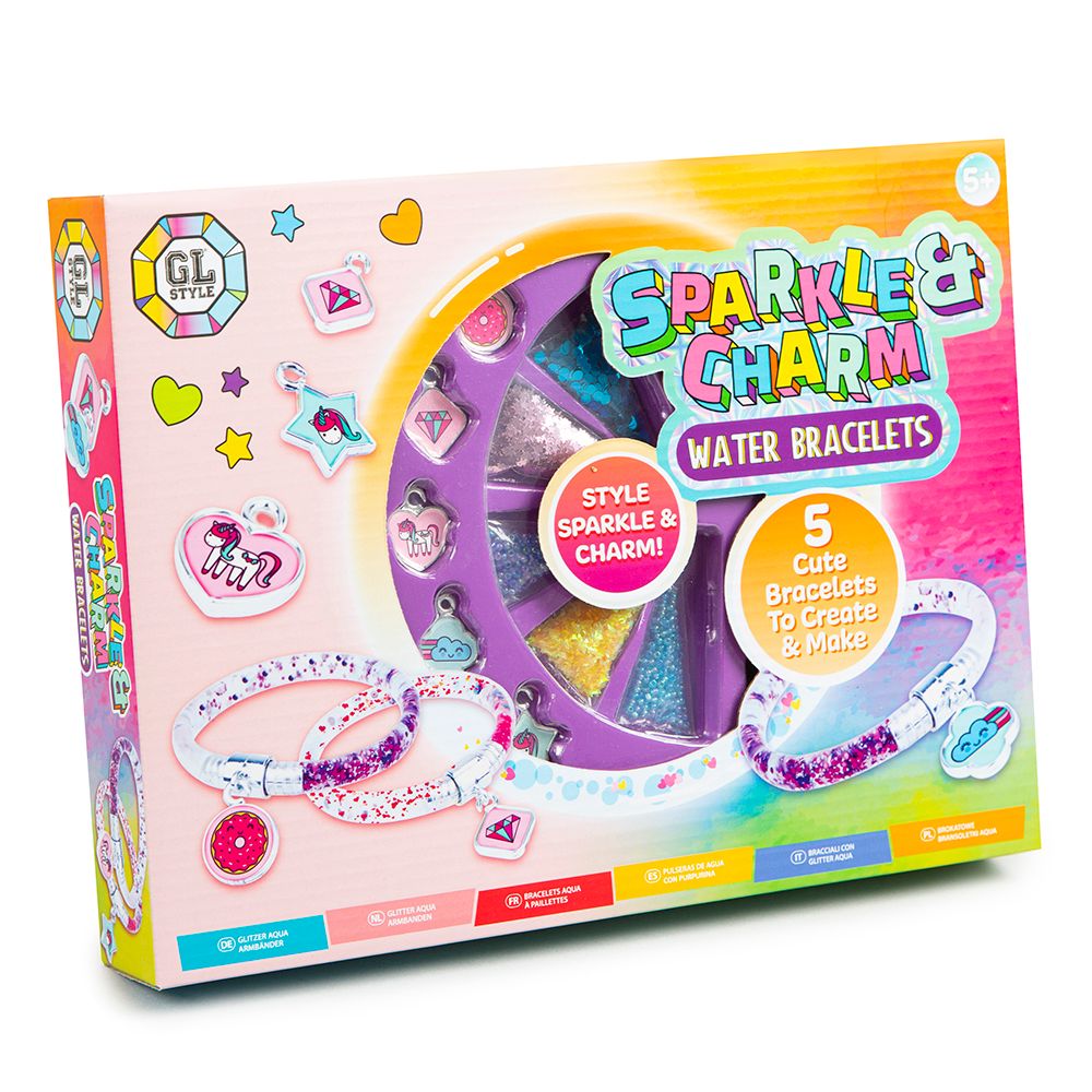 RMS - Sparkle & Charm Water Bracelets, 5 Bracelets