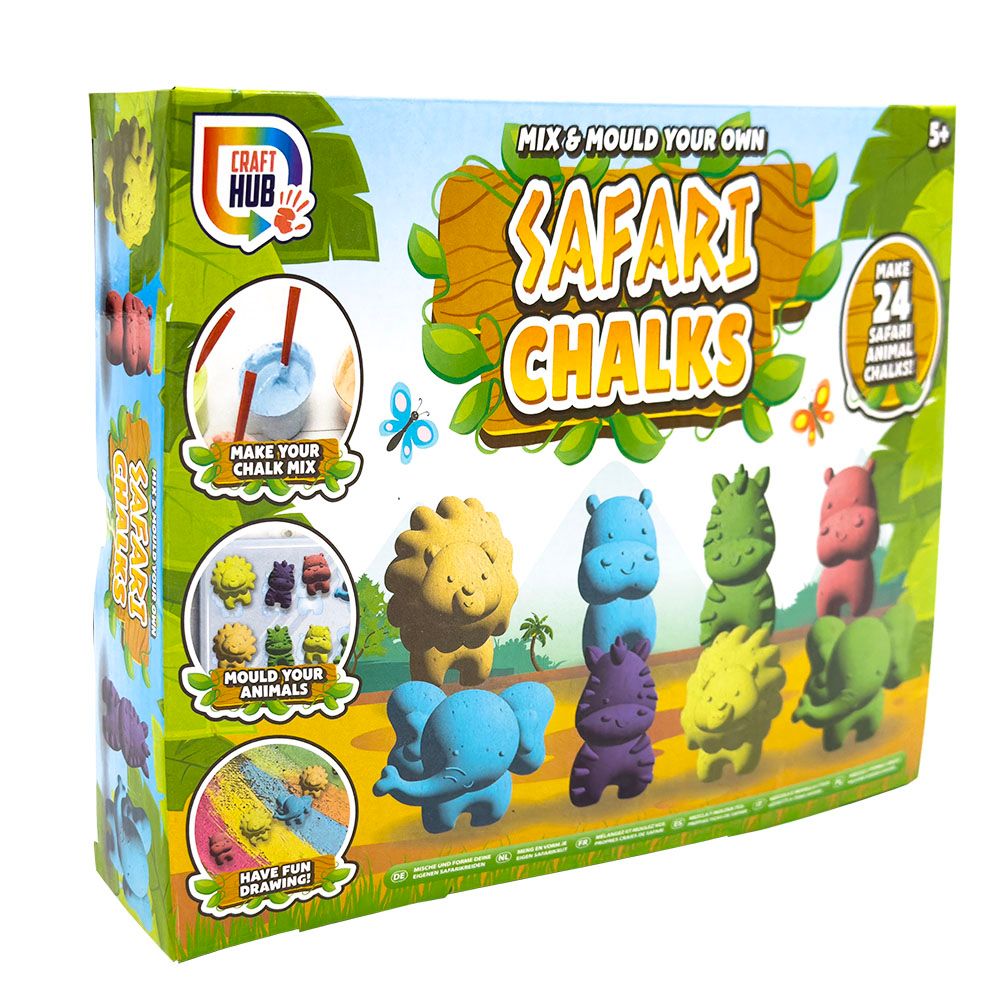 RMS - Mix And Mould Youre Own Safari Chalks 24 Pcs