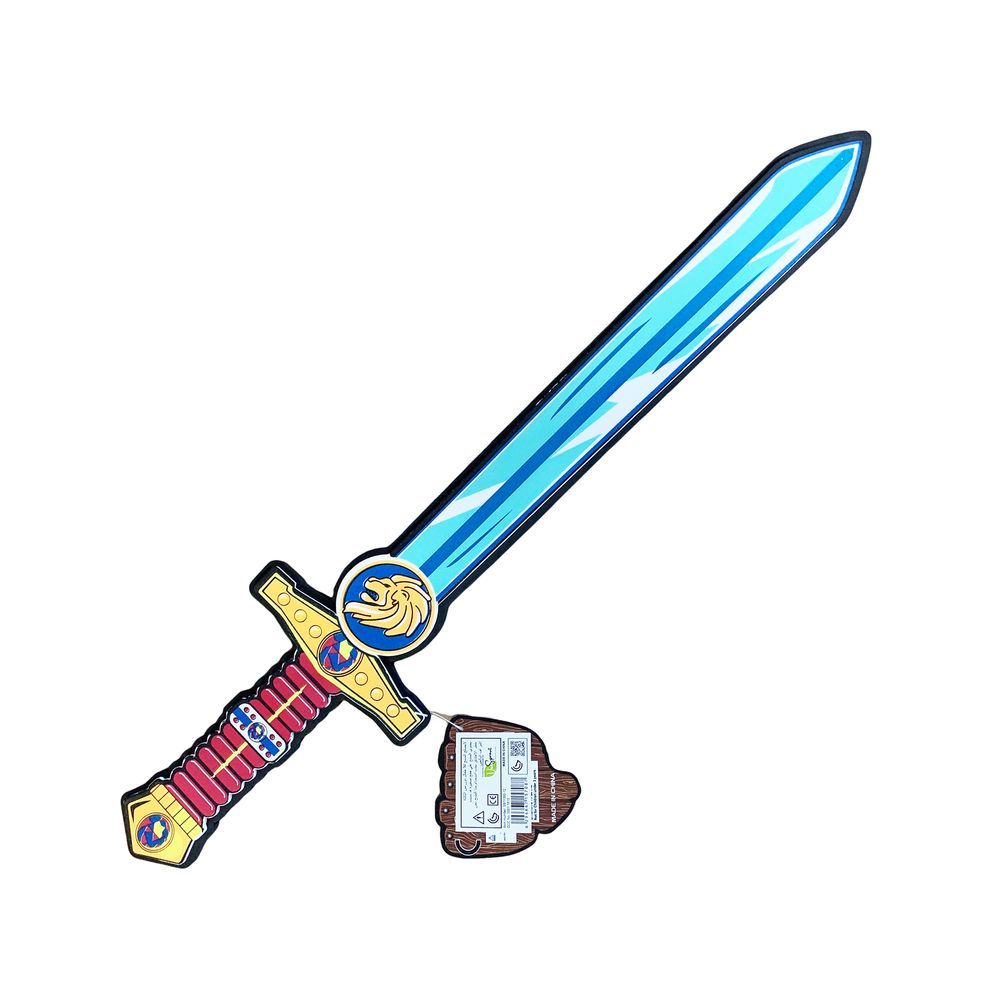 Galaxy Toys - Lion Emblem Foam Sword - Gradient Blue/Golden