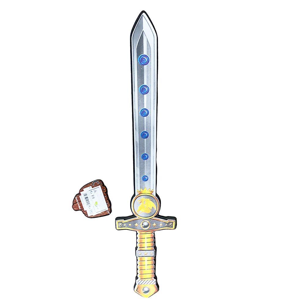 Galaxy Toys - Knight Foam Sword - Grey/Gold