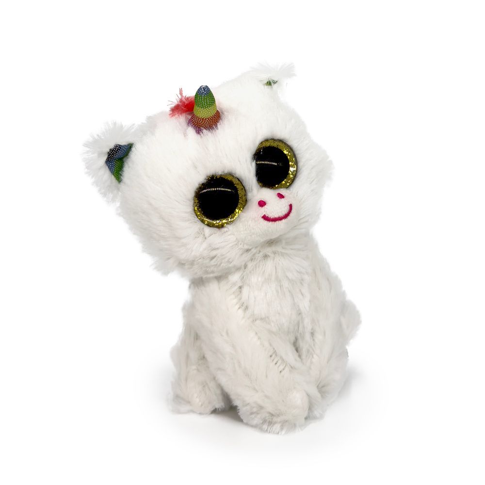 Galaxy Toys - Stuffed Plush Toy - Dog With Unicorn - White - 15cm