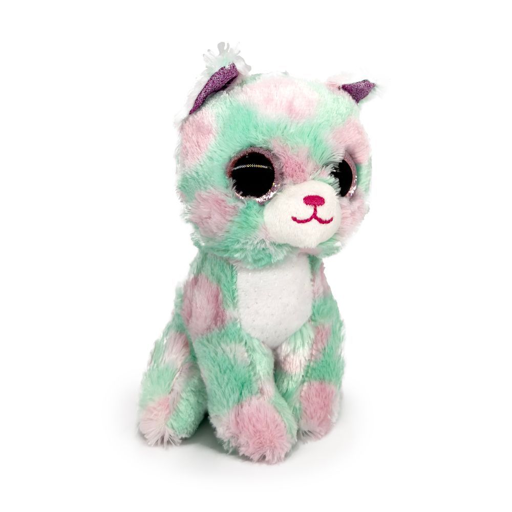 Galaxy Toys - Stuffed Plush Toy - Teal Cat - 15cm