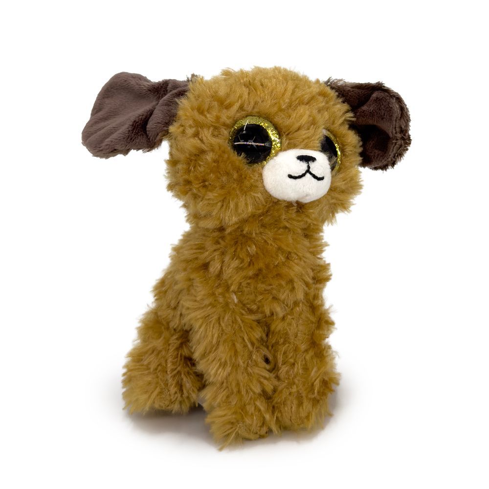 Galaxy Toys - Stuffed Plush Toy - Dog - Brown - 15cm