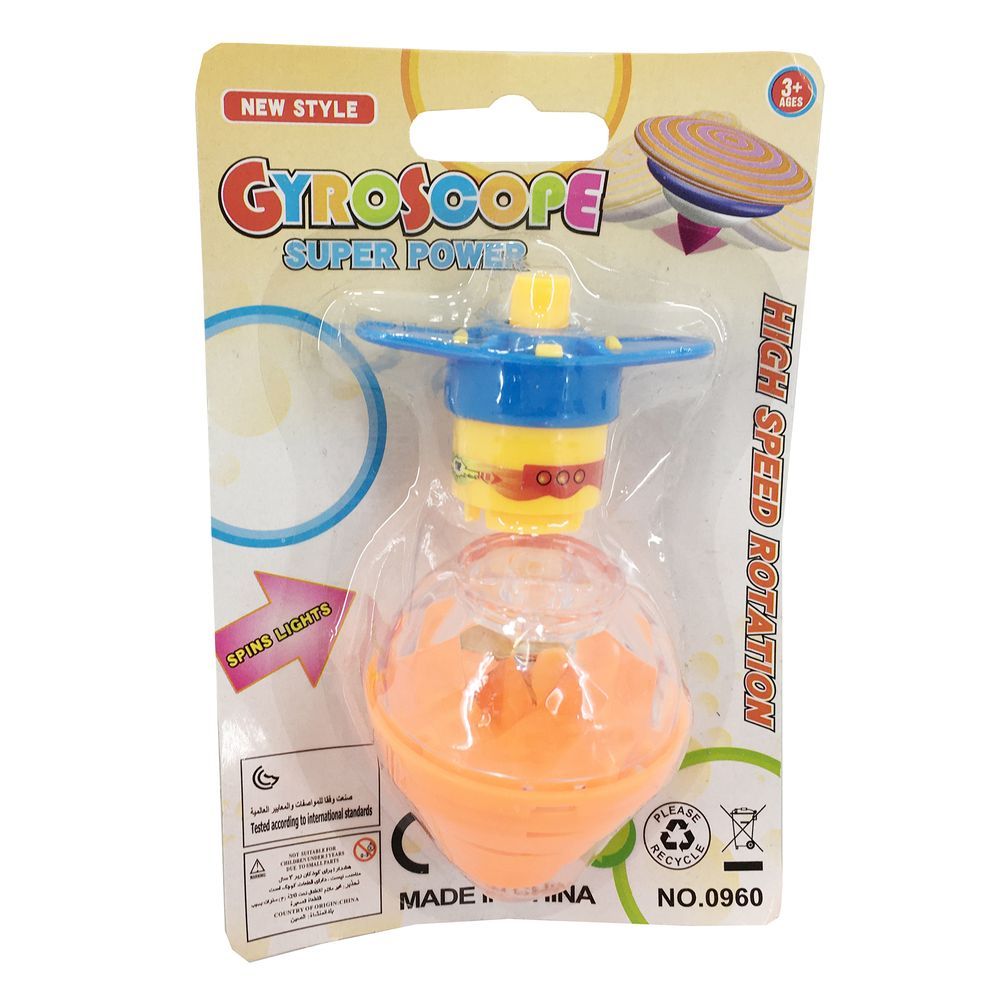 Galaxy Toys - Light-Up Gyroscope Spinning Top Toy Set - 2 Pcs