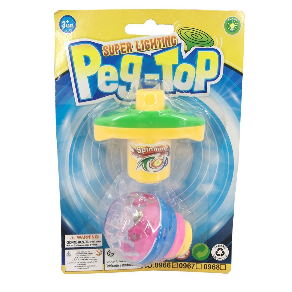 Galaxy Toys - Super Lighting Peg-Top Toy Set - 2 Pcs