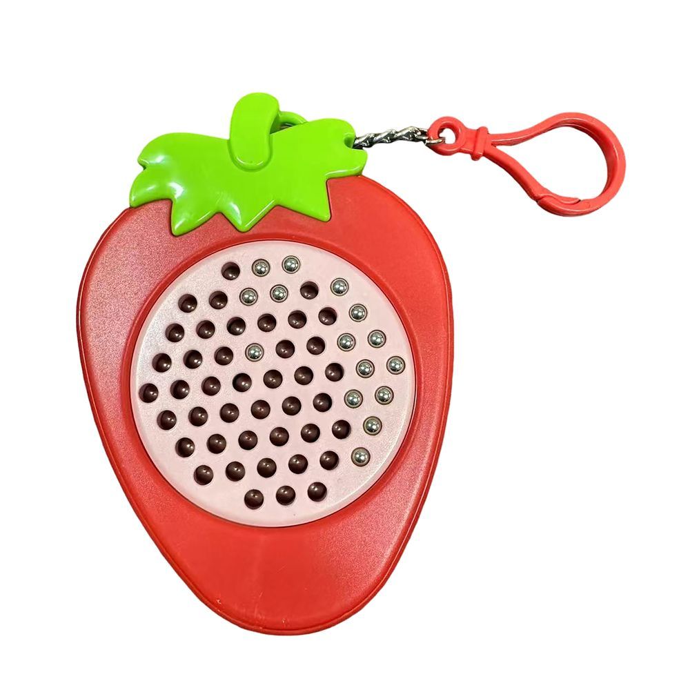 Galaxy Toys - Magnetic Drawing Board Keychain - Strawberry - Red