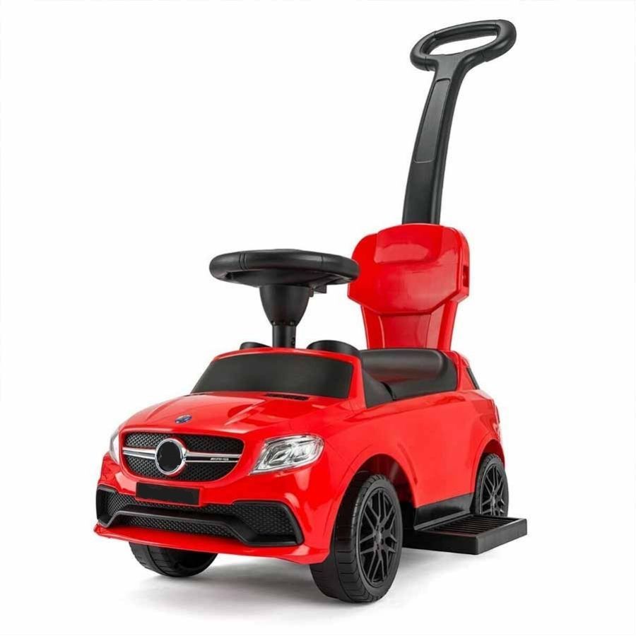 Amsham - Super Sport Handle Pusher Ride On Car - Red