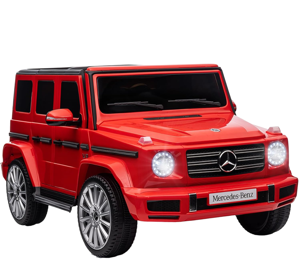 Mercedes-Benz - G500 Electric Ride-On Jeep - Red