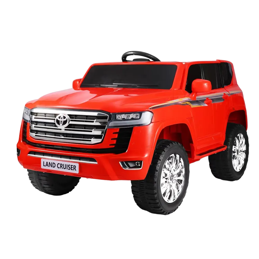 Toyota - Land Cruiser Luxry Kids Ride On Car 12V - Red