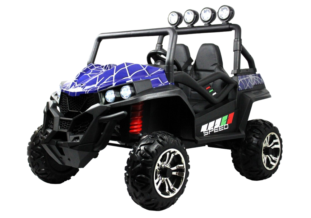 Amsham - Buggy Double Seater 4x4 Electric Ride On Car 12V - Blue