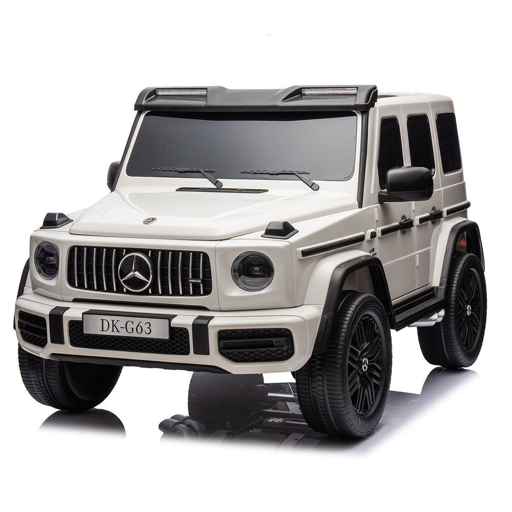 Mercedes Benz - 4x4 G63 Big Toy Rideon Car - White 12V