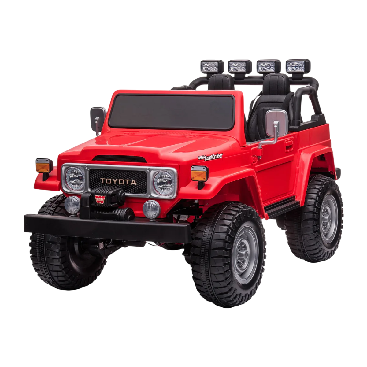 Toyota - Kids Remote Control Ride On Jeep - Red - 24 V