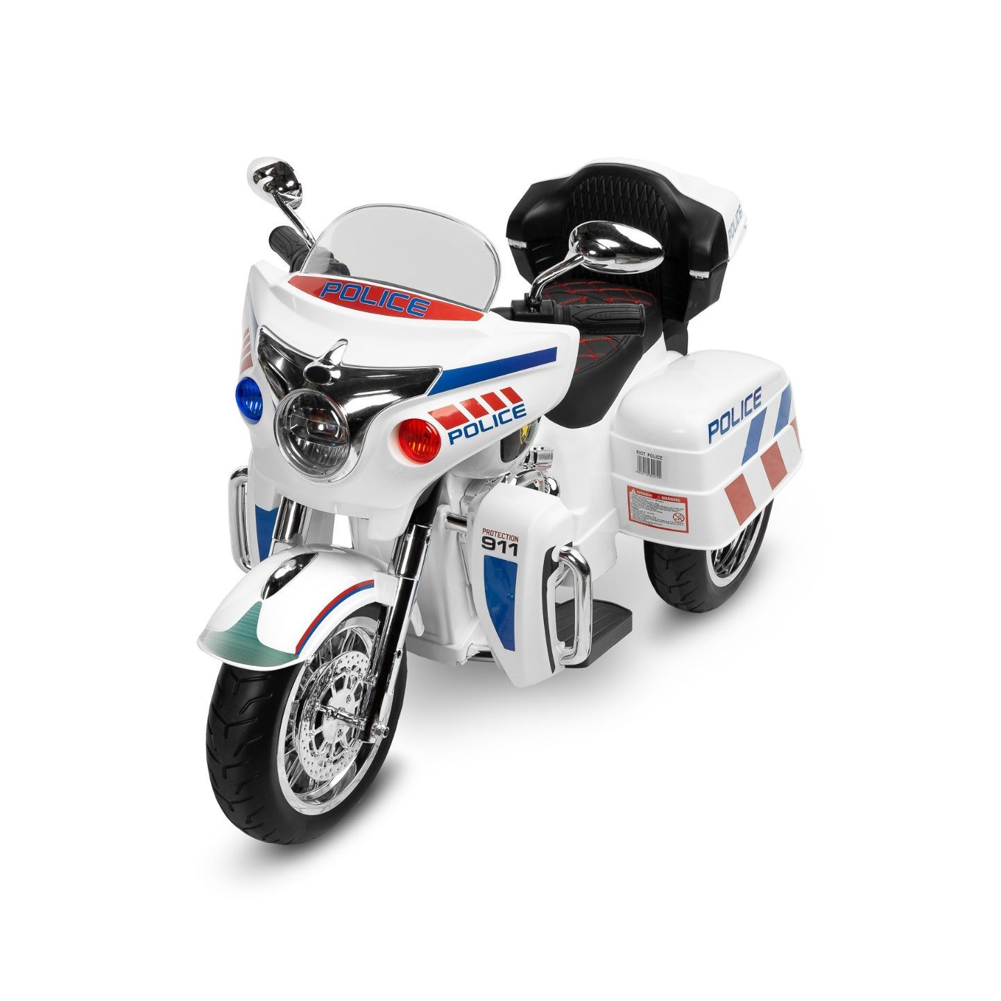 Amsham - Harley Kids Ride-On Bike 12V - White