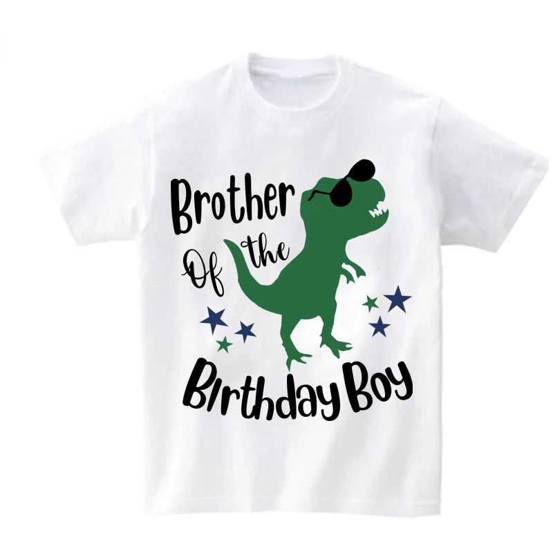 Matching Family Outfits - Brother Of The Birthday Boy - Baby T-Shirt - White