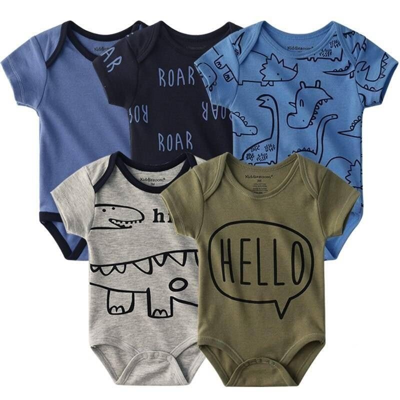 Matching Family Outfits - 5pc-Set - Cotton Baby Romper_9M