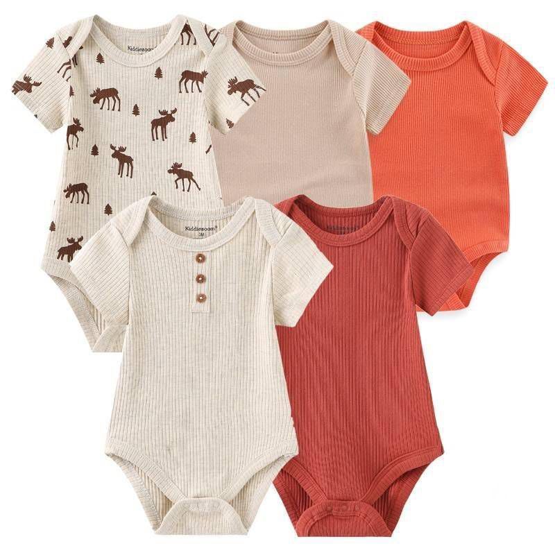 Matching Family Outfits - 5pc-Set - Cotton Baby Romper_6M