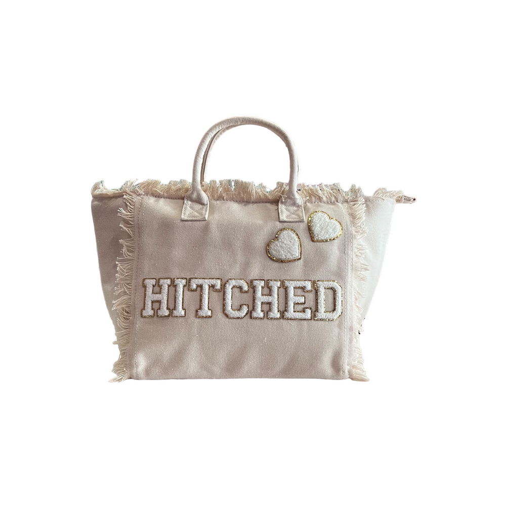 The Happy Tribe - St. Barts Hitched Tote Bag - Cream